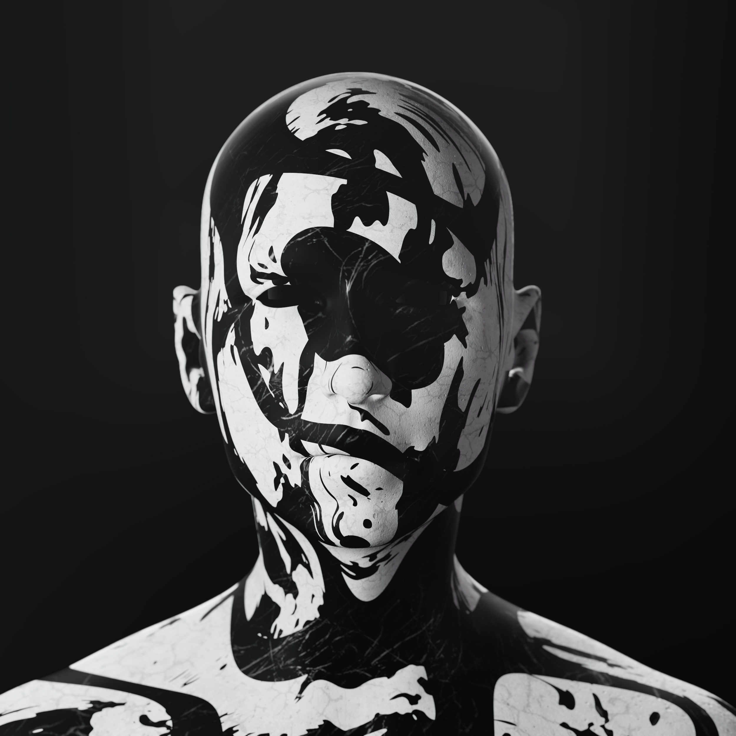 3D skull by jonathan c